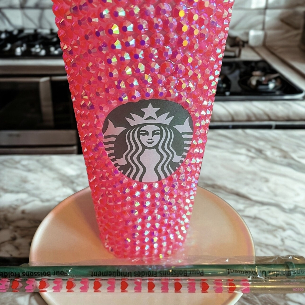Starbucks Radiant Pink Crystal Tumbler
